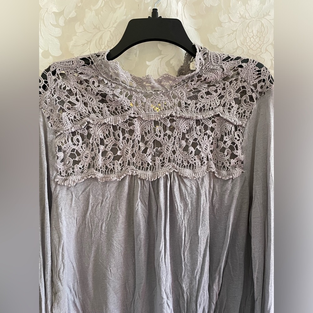 Grey long sleeve top - Picture 1 of 4